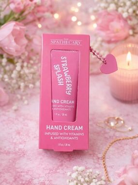 Strawberry Splash Pink Hand Cream - Hydrating Hand Cream